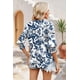 thumbnail image 4 of Blusas WIHOLL para mujer, manga 3/4, cuello en V, casual para primavera y verano, 4 of 5