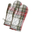 thumbnail image 1 of Celebration Plaid Cotton Terry Oven Mitts Set of 2, 1 of 6