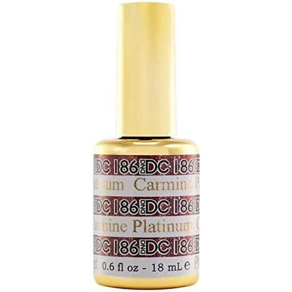 DND DC Platinum Gel Polish  Carmine Platinum 186