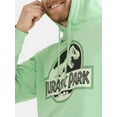 thumbnail image 4 of Jurassic Park Men's and Big Men's Graphic Hoodie Sweatshirt, Sizes XS-3XL, 4 of 5