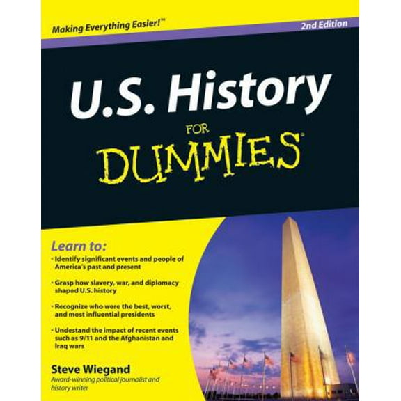 Pre-Owned U.S. History For Dummies (Paperback) 0470436395 9780470436394