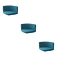 thumbnail image 4 of Guardoinrt Modern Simple Style Chair Cover Home Décor With Ease Polyester Trilateral Chair Covers Cover Chairs Made With Polyester Bluestone blue 3Set, 4 of 6
