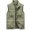 Khaki, variant on Men's Fishing Vest Utility Safari Travel Vest with Pockets Outdoor Work Photo Cargo Fly Summer Vest Army Green 4(M)