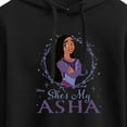 thumbnail image 3 of Disney Wish - Shes My Asha - Juniors Cropped Pullover Hoodie, 3 of 5