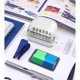 thumbnail image 2 of 6 Hole Punch Manual Puncher with Clear Cover for A4 30 Holes, B5 26 Holes, A5 20 Holes Paper, 2 of 4