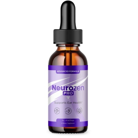Neurozen Pro Drops, Neuro Zen Max Strength Tinnitus Supplement (2oz)
