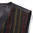 thumbnail image 4 of Dpytoraw Men's Autumn Retro Single Fashion Striped Suit Vest, 4 of 5