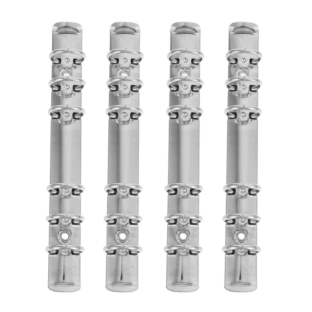 Weiweiguan 4pcs Segmented Binders Loose Leaf Binders Creative Scrapbook Clips for Office