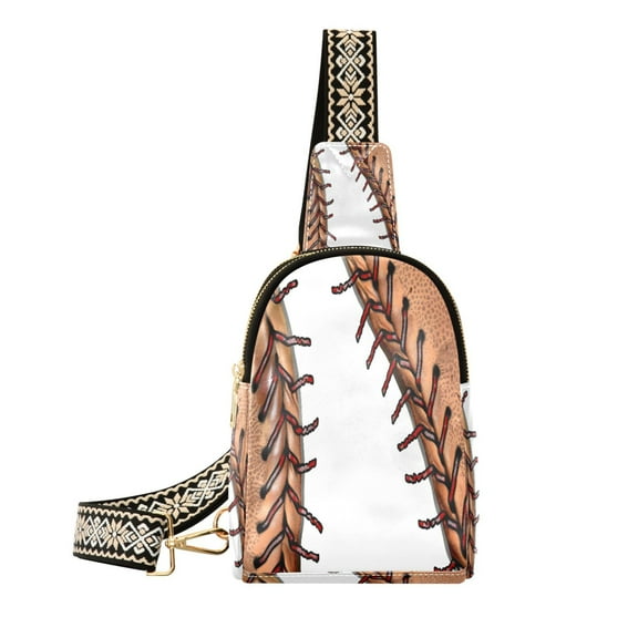 joogoo Baseball Sling Backpack Crossbody Shoulder Bags Waist Packs Chest Bag