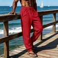 thumbnail image 6 of LWavelet Jogger Sweatpants for Men Drawstring Elastic Waist Jogging Pants Fall Casual Workout Hiking Pants with Pockets, 6 of 6