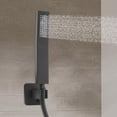 thumbnail image 4 of 3.5*20.32cm Brass Hand Held Shower Head Matte Black Luxury Showerhead Kit for Bathrooms Showers, 4 of 18