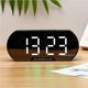thumbnail image 4 of Reloj Despertador digital Billuyoard espejo LED Snooze USB pantalla de temperatura, 4 of 6