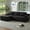 Black, variant on Muumblus L-Shaped Modular Sectional Sofa with Chaise, Boneless Deep Seat Cloud Couch, No Assembly Corduroy Sleeper Sofa for Living Room, Black（Left Facing Chaise）