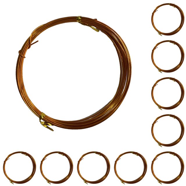 Tholdsy Alambres artesanales, manualidades DIY, Material de aluminio, hilo trenzado, líneas de joyería, diseño exquisito para hacer marcos, Type1 NO1