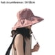 thumbnail image 2 of Sombrero para el sol de caza con cola de caballo para mujer, sombrero de pescador al aire libre UV con borde ancho, 2 of 5