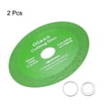 thumbnail image 3 of Disco de corte de vidrio Uxcell 2 Pack de 5 pulgadas para amoladora angular de 7/8" Disco de corte de diamante Ultra-fino, 3 of 6
