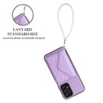 thumbnail image 3 of Allytech Galaxy A52 4G/ 5G Wallet Case with Hand Wrist, Luxury PU Leather Shockproof RFID Blocking Cards Slots Stand Magnetic Closure Phone Case Cover for Samsung Galaxy A52 4G/ 5G, Purple, 3 of 8