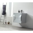 thumbnail image 4 of Colmar 24" Light Gray Wall Mount Bathroom Vanity, 4 of 14
