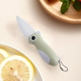 thumbnail image 4 of FHBVT Foldable Ceramic Knife, Compact Sharp Fruit Knife for Vegetables, Convenient for Home Outdoor Use, High-Quality Ceramic Blade for Precise Cutting, Comfortable Grip for Easy Handling Storage, 4 of 6