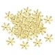 thumbnail image 1 of 50 Piezas de de Nieve con para Ventanas, Reutilizables, con , para Ventanas Estáticas, para Navideñas, Ventanas de Gloria Decoración de fiesta de copo de nieve de tela, 1 of 9