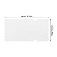 thumbnail image 2 of VERDANVERSE Blank Plastic Ticket for Concerts and Events with Transfer Technology 1Pcs White Color Rectangular, 2 of 8
