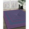 thumbnail image 2 of Ahgly Company Indoor Round Patterned Purple Jam Purple Area Rugs, 6' Round, 2 of 6