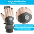 thumbnail image 4 of mmirethe Warm And Comfortable Winter Gloves Cold Weather Wear Sensitive Touchscreen black/white-Men, 4 of 6