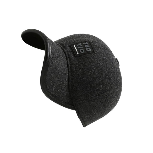 Gorra de béisbol Qarigey cálida de otoño para hombre algodón con hebilla ajustable Gris oscuro AP013114-06