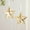 A, variant on Matoen Golden Shiny Acrylic Star Ornament with Gemstones, Christmas Tree Pendant for Holiday Party Decorations