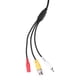 thumbnail image 1 of Cable para cámara de Seguridad, Cable de Cámara de Seguridad Portátil 3 en 1 Cable de extensión de Cámara de Respaldo Con Peso Ligero Para de Vigilancia DVR, 1 of 7