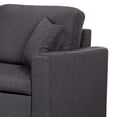 thumbnail image 6 of 82 Inch Reversible Sleeper Sectional Sofa with Storage Chaise, Dark Gray- Saltoro Sherpi, 6 of 10