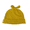 Golden Yellow, variant on Rabbit Ears Cotton Beanie Hat - Small Child Natural