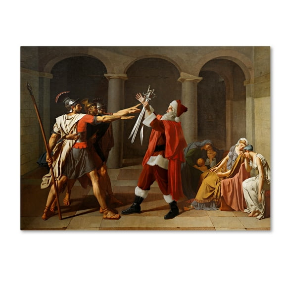 Trademark Fine Art 'David-Oath Of The Horatii' Canvas Art by Ed Wheeler