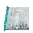 thumbnail image 4 of Unique Loom Baracoa Collection Area Rug - Castro (8' x 10' Rectangle Turquoise/Ivory), 4 of 7