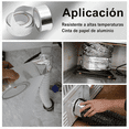 thumbnail image 4 of Cinta de Aluminio, Aislamiento Adhesivo de Metal de Alta Temperatura, Cinta HVAC de Alta Resistencia, Reparación de Metal, Plateada para Ductos, Ventilación de Secadora, 4 of 4