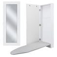 thumbnail image 1 of Mueble de pared para tabla de planchar Ivation con espejo, color blanco, 1 of 8