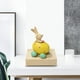 thumbnail image 3 of Adorable figura de conejito de Pascua, estatua de conejo, modelo de animal coleccionable de resina para Amarillo, 3 of 9