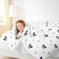 thumbnail image 4 of Manfei Cute Black Bow 7 Pieces Full Size Bedding Sets,Chic Bowknot Full Size Bed in a Bag,Reversible, 4 of 7
