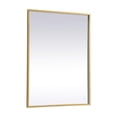 thumbnail image 6 of MRE63040BR-Elegant Decor-Pier - 36.7W LED Mirror with Adjustable Color Temperature In Modern Style-40 Inches Tall and 30 Inches Wide-Brass Finish, 6 of 13