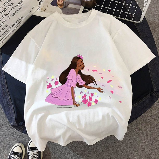 Nuevo Encanto Mirabel niños ropa camisetas Disney camisetas niños dibujos animados Kawaii moda Anime Tops niño niña trajes camiseta Tan Jianjun unisex