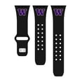 thumbnail image 4 of Huskies Silicone Watch Band for Apple Watch - (42/44/45/49mm(46mm Series 10) Black) by Affinity Bands, 4 of 4