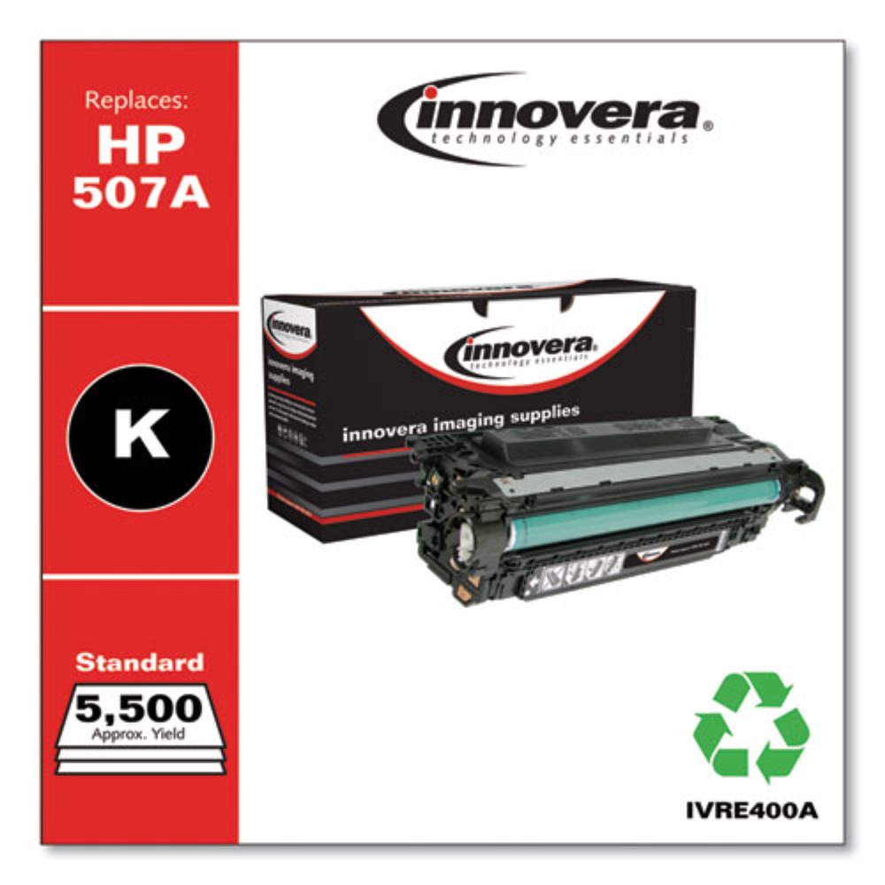 Innovera IVRE400A 5500 Page-Yield Remanufactured Toner Replacement for 507A (CE400A) - Black - image 2 of 2