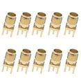 thumbnail image 1 of Conector RF Adaptadores Convertidores para Objetivos Accesorio de Informática Dorado Hugo Conector coaxial de RF de metal, 1 of 10
