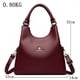thumbnail image 4 of Bolso bandolera GEEK de gran capacidad para mujer, de piel de lujo, de diseñador, 4 of 5