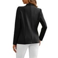 thumbnail image 6 of YYDGH Blazers for Women Business Casual Long Sleeve Open Front Blazer Jacket Solid Trendy Fitted Suit Jackets with Pockets Black M, 6 of 8