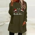 thumbnail image 2 of Christmas Sweatshirts Women Wine Glass Sherpa Pullover Oversized Fuzzy Fleece Sweater Loungwear, 2 of 5