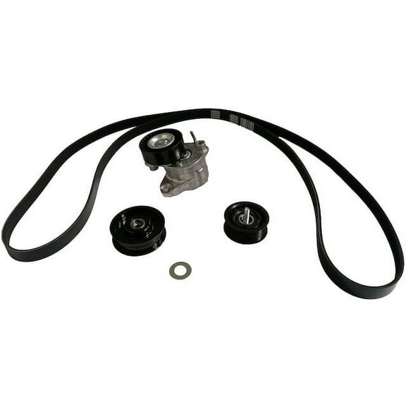 Serpentine Belt Drive Component Kit - Compatible with 2009 - 2015 Mercedes-Benz G550 5.5L V8 2010 2011 2012 2013 2014