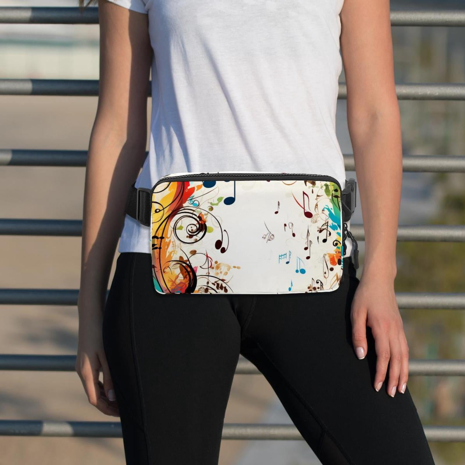 Cupid Versatile Waist Bag, Crossbody Bag, Running Belt - Lightweight, Adjustable, with Extension Strap, Unisex