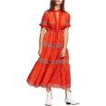 thumbnail image 1 of Vestido Maxi Free People Rare Feeling Rojo XS, 1 of 2