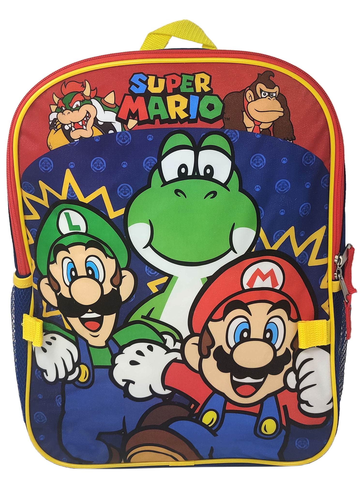  Super Mario Backpack and Lunch Box Set for Kids - Mario  Backpack and Lunch Bag Bundle with 200 Mario Stickers, Water Bottle, and  More (Super Mario School Supplies for Boys) 